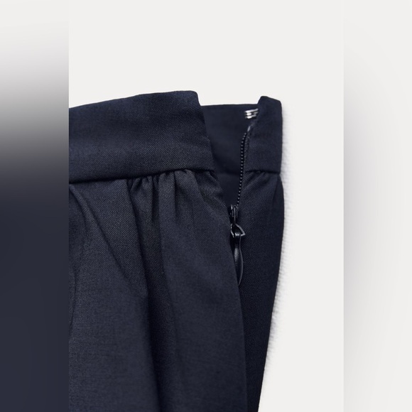 ZARA NAVY BALLOON SKIRT - Picture 10 of 10